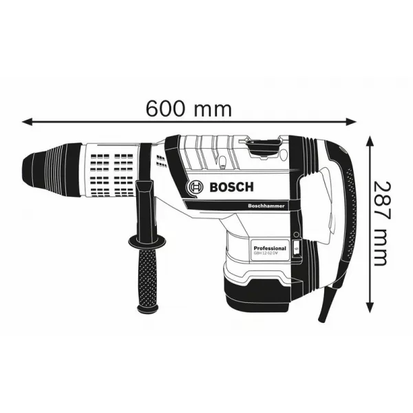 Vrtací kladivo Bosch GBH 12-52 DV Professional 0611266000