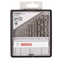 Sada vrtáků do kovu Robust Line HSS-G, 135°, Bosch