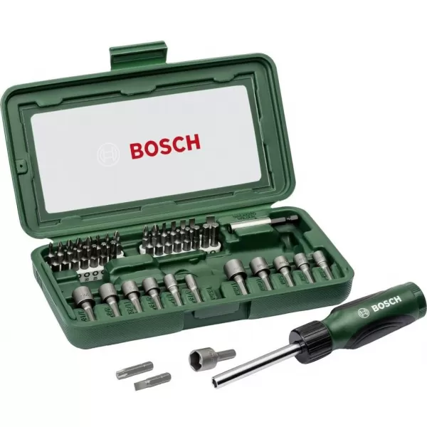 Sada bitů se šroubovákem Bosch 46ks 2607019504