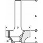 Profilová fréza E, dvoubřitá, tvrdokovová, Bosch