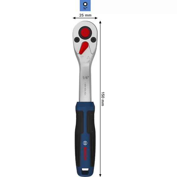 Ráčna 1/4" Bosch Line