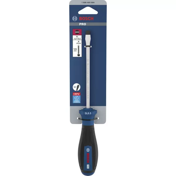 Šroubovák plochý SL 1,2 × 6,5 × 125 mm Bosch PRO