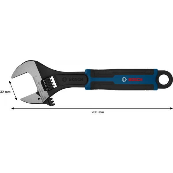 Klíč stavitený 200 mm / 8" Bosch Line