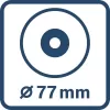 Aku excentrická leštička Bosch GPX 12V-77 Professional (solo)