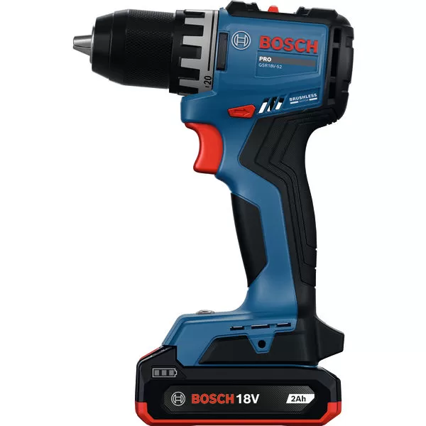 Aku vrtačka s příklepem Bosch GSB 18V-52 Professional, 1x2,0Ah,1x4,0Ah, L-Booxx 136 06019S0122