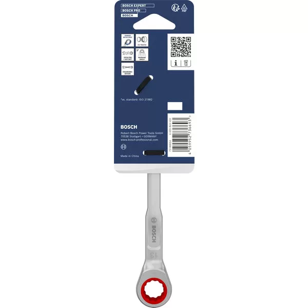 Ráčnový očkoplochý klíč 13 mm Bosch Line