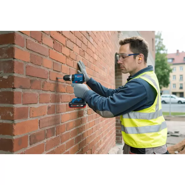 Aku vrtačka s příklepem Bosch GSB 18V-52 Professional, 3x5,0Ah, L-Booxx 136 06019S0128