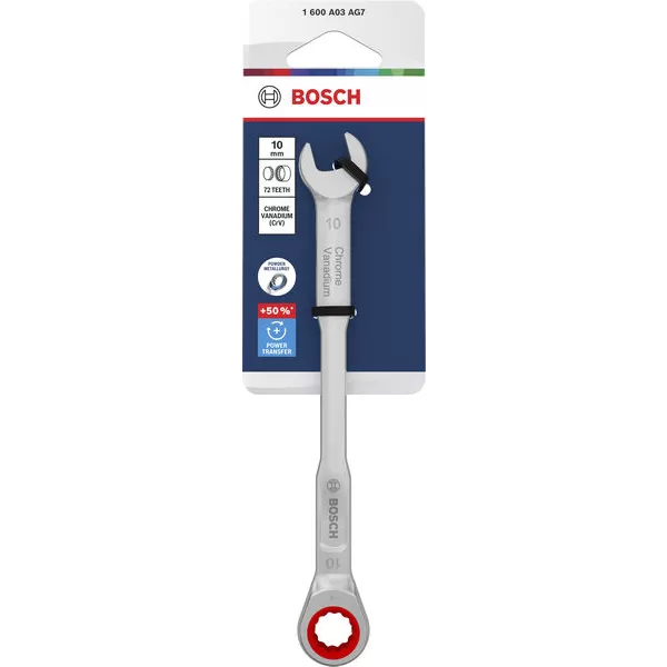 Ráčnový očkoplochý klíč 10 mm Bosch Line