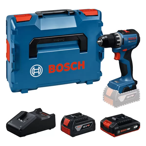Aku vrtačka Bosch GSR 18V-52 Professional, 1x4,0Ah, 1x2,0Ah, L-Boxx 06019S0024