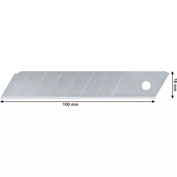 Odlamovací čepele 18 mm, 10 ks Bosch Line