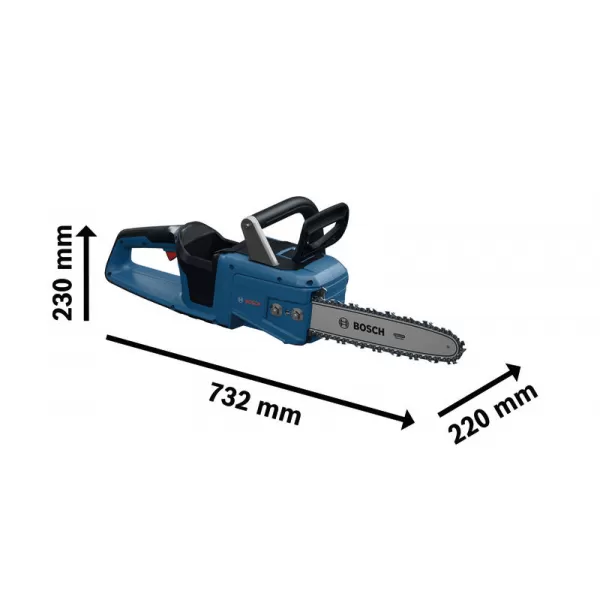 Aku řetězová pila Bosch GKE 18V-40 Professional, solo