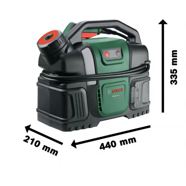 Aku nízkotlaký čistič Bosch Fontus 18V-6 Bike Cleaner