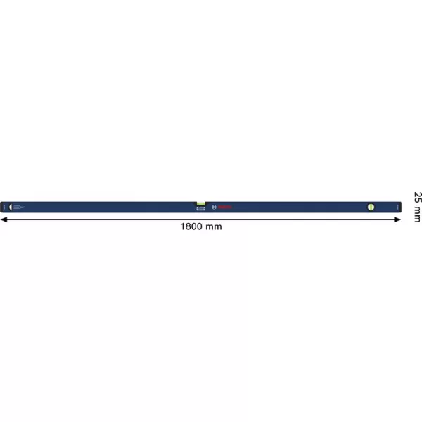 Vodováha 180 cm Bosch Line