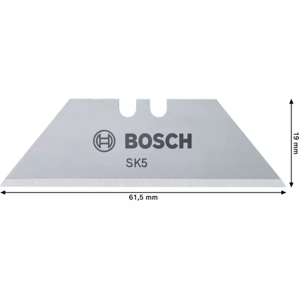 Trapézové čepele, 10 ks Bosch Line