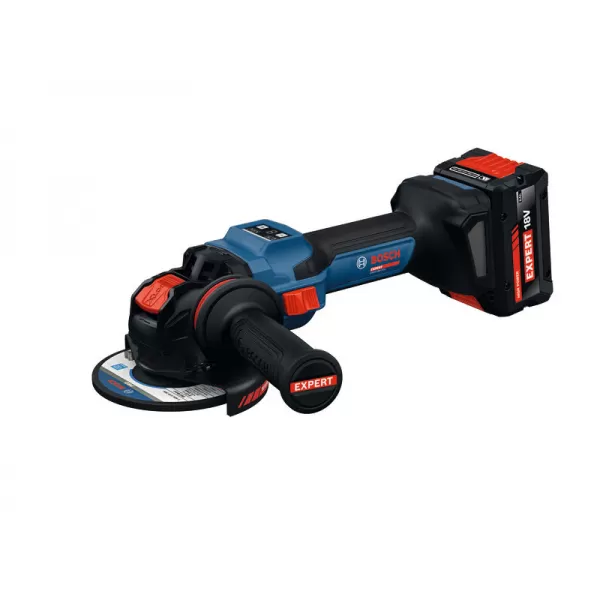 Aku úhlová bruska Bosch EXWX18V-15S EXPERT, 2 x aku 8,0Ah, L-Boxx