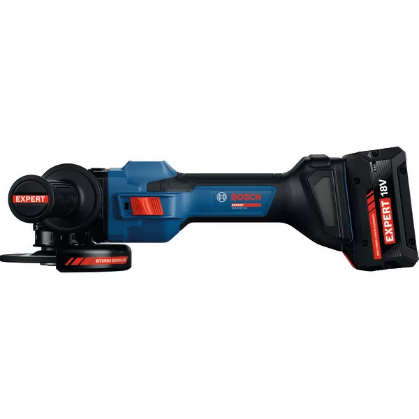 Aku úhlová bruska Bosch EXWX18V-15S EXPERT, 2 x aku 8,0Ah, L-Boxx
