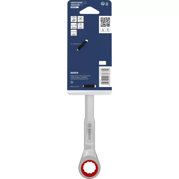 Ráčnový očkoplochý klíč 19 mm Bosch Line