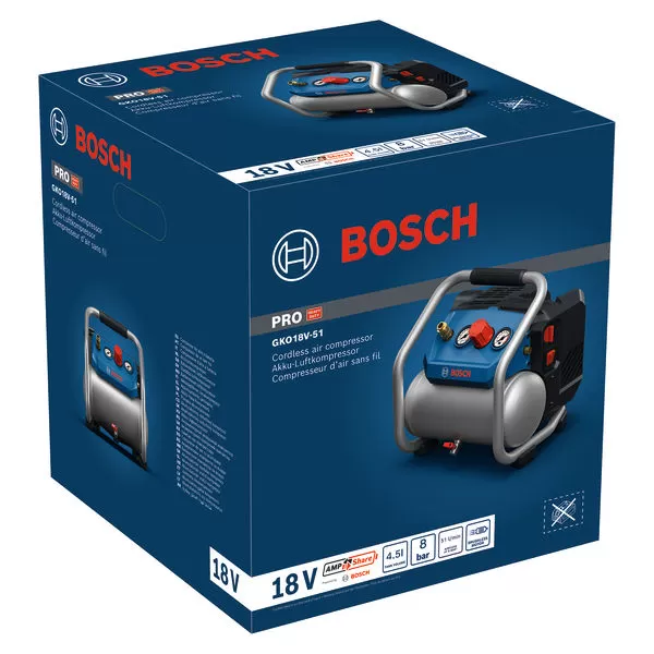 Aku kompresor Bosch GKO 18V-51 Professional, solo