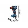 Aku rázový utahovák Bosch EXDX18V-210 EXPERT 210Nm solo