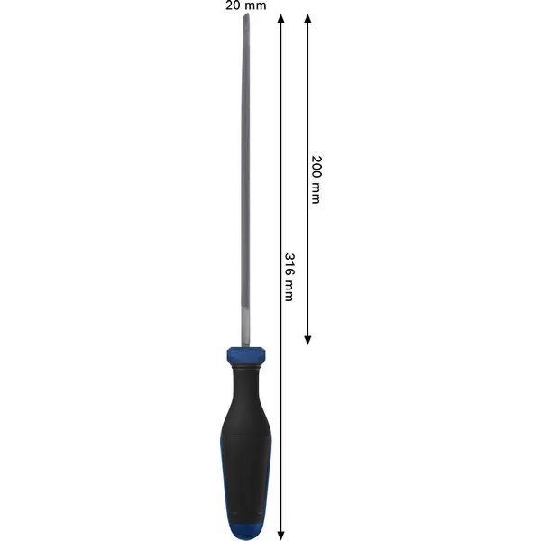 Půlkulatý pilník 200 mm Bosch Line