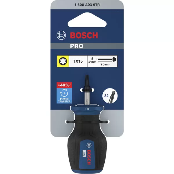 Šroubovák krátký Torx TX15 × 25 mm TORX® Bosch PRO