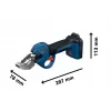 Aku nůžky na plastové trubky Bosch GPC 18V-32P Professional + L-Boxx