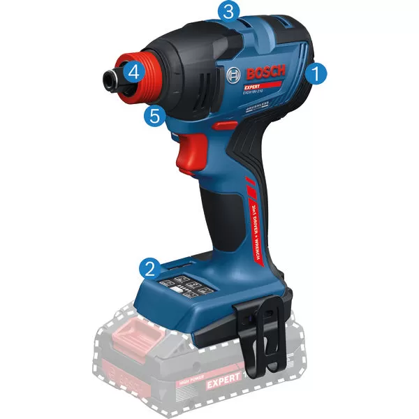 Aku rázový utahovák Bosch EXDX18V-210 EXPERT 210Nm solo