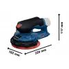 Aku excentrická bruska Bosch GEX 12V-150-3 (solo) Professional