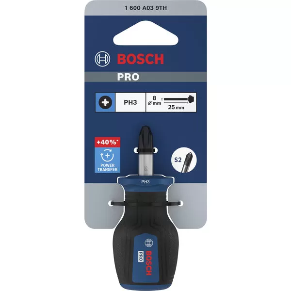 Šroubovák krátký PH3 × 25 mm Bosch PRO