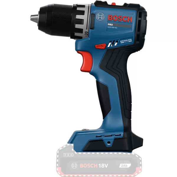Aku vrtačka Bosch GSR 18V-52 Professional, 1x4,0Ah, 1x2,0Ah, L-Boxx 06019S0024