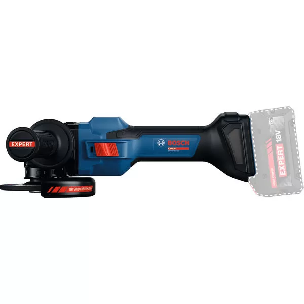 Aku úhlová bruska Bosch EXWX18V-15S EXPERT, 2 x aku 8,0Ah, L-Boxx