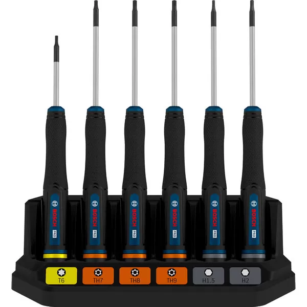 Sada přesných šroubováků TX/TH/H, 6 ks Bosch PRO