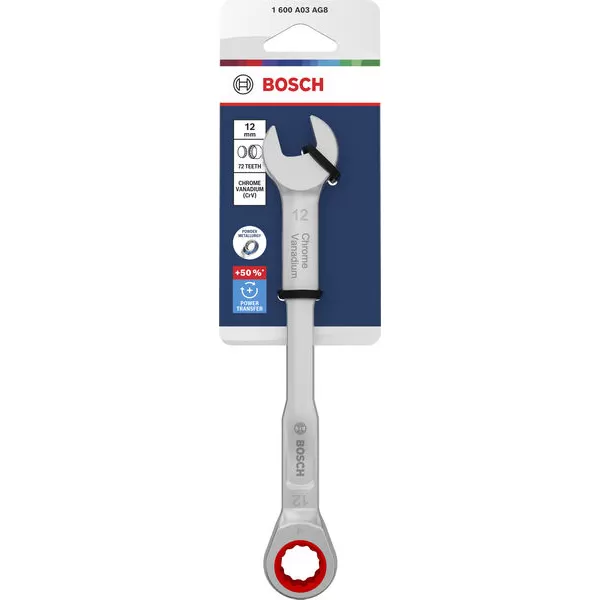Ráčnový očkoplochý klíč 12 mm Bosch Line