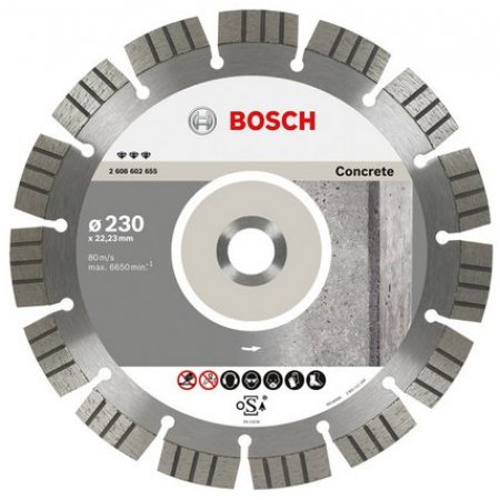 Diamantový kotouč na beton Bosch, Best for Concrete