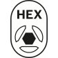 Vrták na dlaždice Bosch HEX - 9 Ceramic