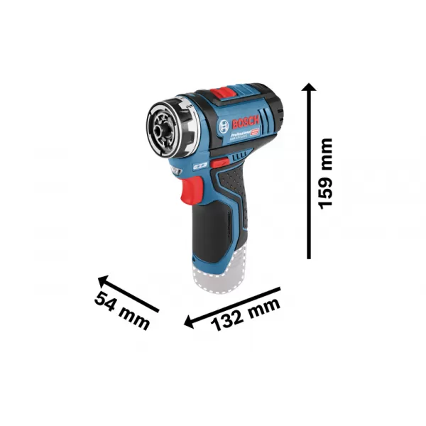 Aku vrtačka Bosch GSR 12V-15 FC Set Professional 06019F6000