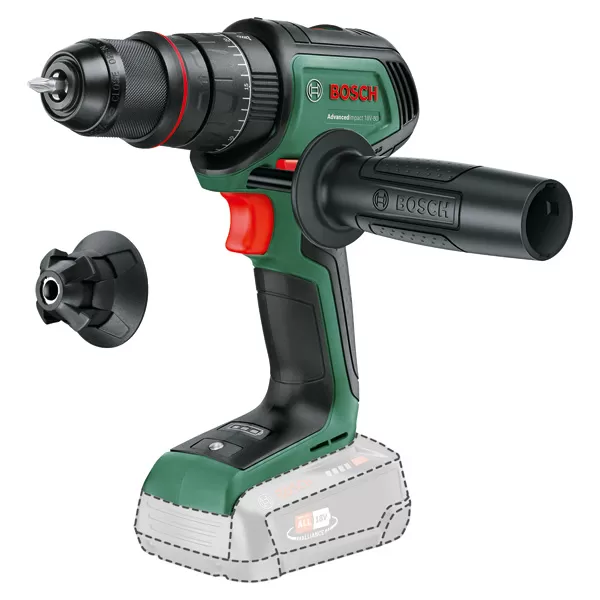Aku příklepová vrtačka Bosch AdvancedImpact 18V-80 Quicksnap solo