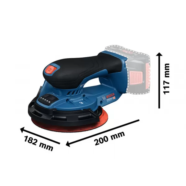 Aku excentrická bruska Bosch GEX 18V-150-3 Professional solo